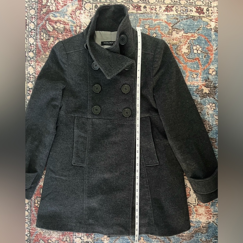 Marc New York Wool Cashmere Peacoat - Picture 3 of 9